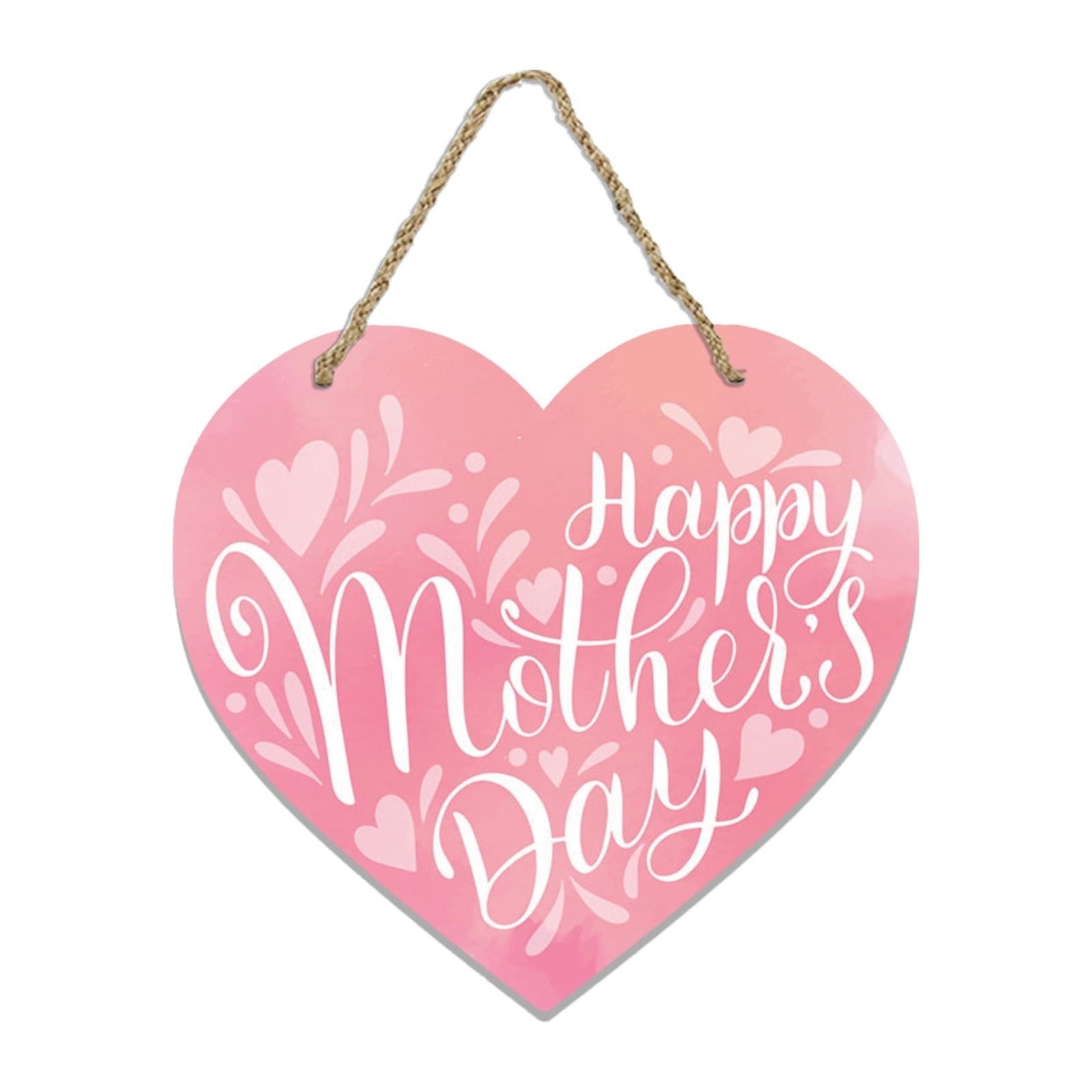 Mothers Day Gifts Chmadoxn Mothers Day Gifts for Mom Front Door Welcome Sign - Heart-Shaped Happy Mother'S Day Sign Mothers Day Decorations P