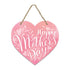 Mothers Day Gifts Chmadoxn Mothers Day Gifts for Mom Front Door Welcome Sign - Heart-Shaped Happy Mother&