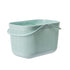 Chmadoxn Portable Shower Tote Plastic Storage Basket with Handle Box Organizer Bin for Bathroom, Pantry, Kitchen, College Dorm (11.22×7.09×7.09 inch) As Show Green