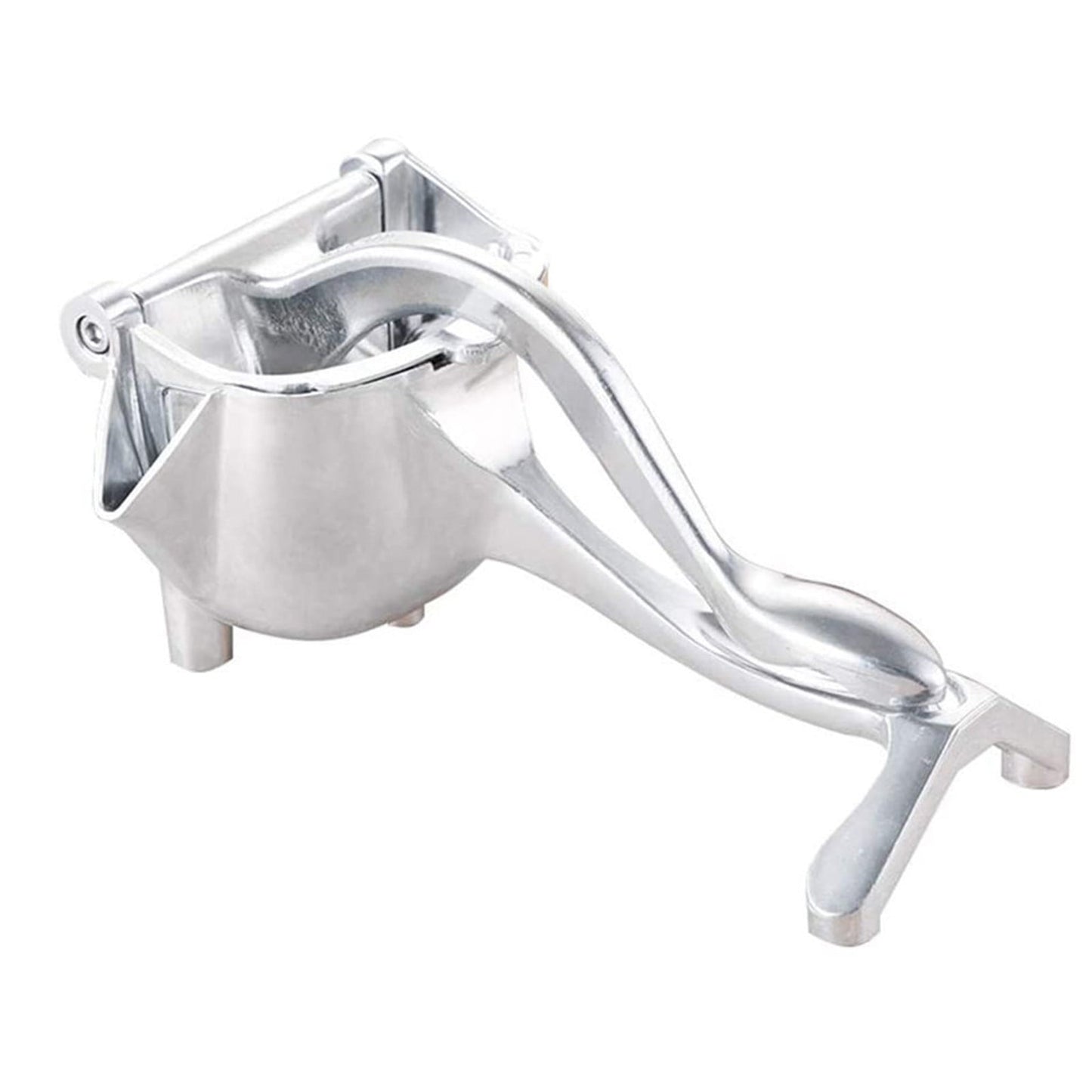 Chmadoxn Extra Large Lemon Squeezer Stainless Steel - Easy Squeeze Heavy Duty Lemon Juicer Hand Press - Ergonomic Citrus Squeezer & Fruit Juicer for Small Oranges, Lemon & Limes (7.9×1.2 inch) As Show B
