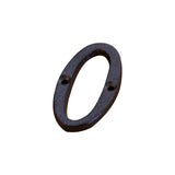Darzheoy 3 inch Iron House Number, Iron Black House Numbers for Outside, Metal Mailbox Numbers for Outside, Home Address Numbers for House, Matching Screws A