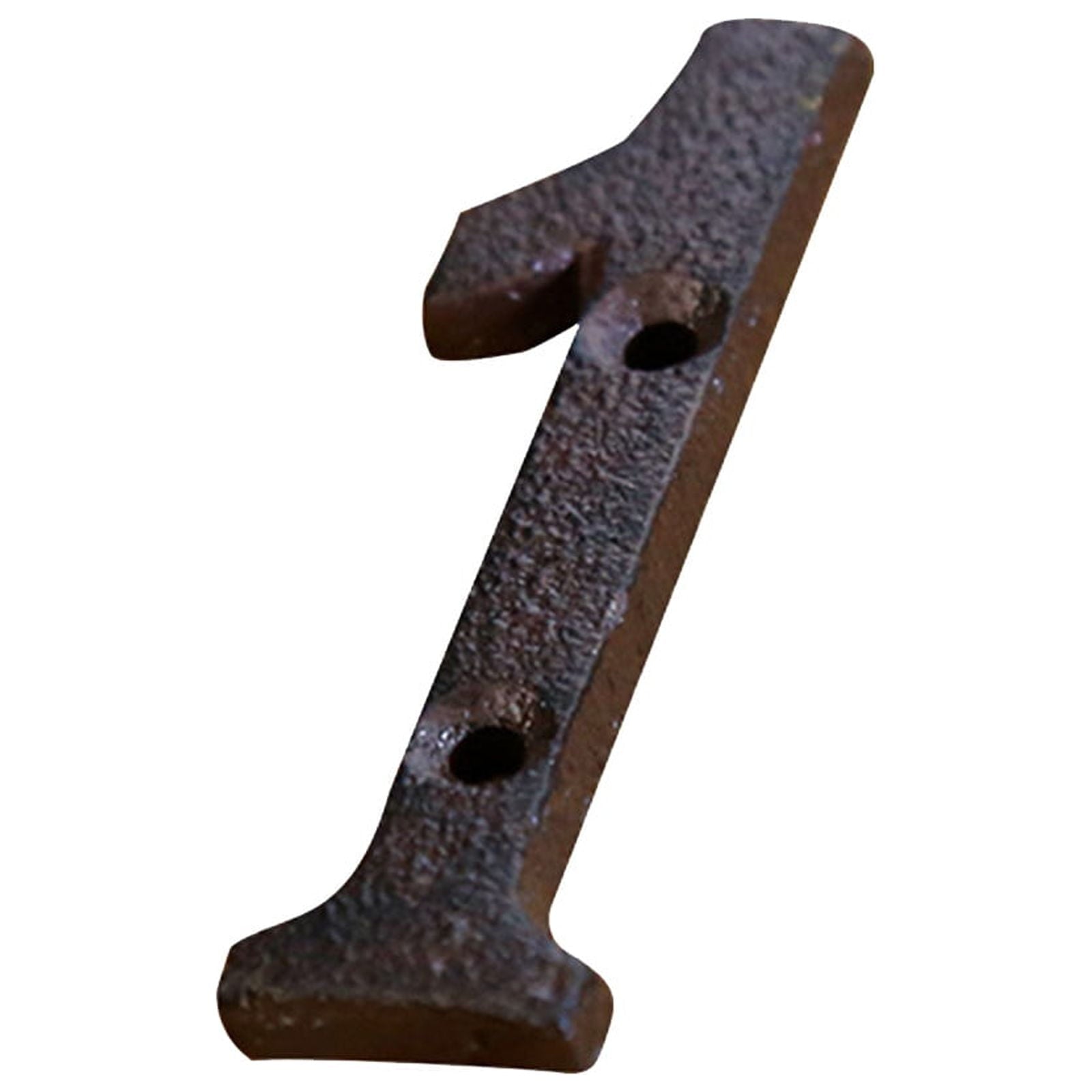 Darzheoy 3 inch Iron House Number, Iron Black House Numbers for Outside, Metal Mailbox Numbers for Outside, Home Address Numbers for House, Matching Screws B