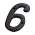 Darzheoy 3 inch Iron House Number, Iron Black House Numbers for Outside, Metal Mailbox Numbers for Outside, Home Address Numbers for House, Matching Screws G