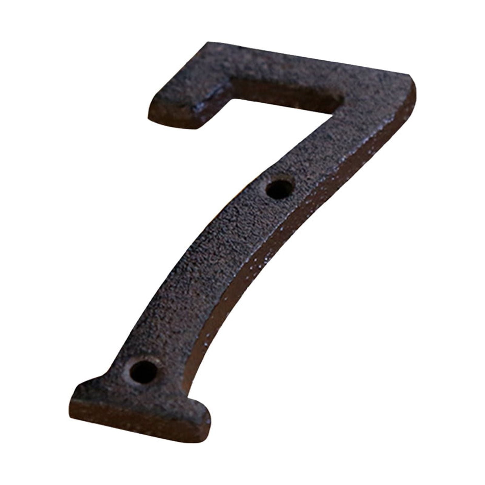 Darzheoy 3 inch Iron House Number, Iron Black House Numbers for Outside, Metal Mailbox Numbers for Outside, Home Address Numbers for House, Matching Screws H