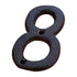 Darzheoy 3 inch Iron House Number, Iron Black House Numbers for Outside, Metal Mailbox Numbers for Outside, Home Address Numbers for House, Matching Screws I
