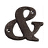 Darzheoy 3 inch Iron House Number, Iron Black House Numbers for Outside, Metal Mailbox Numbers for Outside, Home Address Numbers for House, Matching Screws L