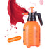 Darzheoy Handheld Garden Pump Sprayer, 2L Lawn & Garden Pressure Water Spray Bottle with Adjustable Brass Nozzle, for Plants and Other Cleaning Solutions Orange