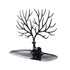 Chmadoxn Jewelry Tree Stand Organizer Jewelry Display Tray Deer Tree Jewellery Holder Hanger for Necklaces Bracelet Earrings Birthday Gifts Jewellery Stand Rack Storage 9.6×5.7×8.5 in Black