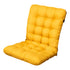 Chmadoxn 31.5 x 15.7 inches Outdoor High Back Chair Cushions Rocking Chair Cushions Replacement 49.2×17.7 in Yellow