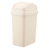 Chmadoxn Kitchen Trash Can 6 L with Lid, Plastic Tall Garbage Can Outdoor and Indoor, Large Recycle Bin and Waste Basket for Home, Office, Garage, Patio, Restaurant 6.22×9.25×12.8 in D