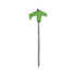 Chmadoxn Tent Stakes Heavy Duty, 8 Inch Screw in Tent Stakes, Ground Anchors Screw in, Tent Pegs Camping Stakes, Metal Threaded Tent Spikes 4 pc Black