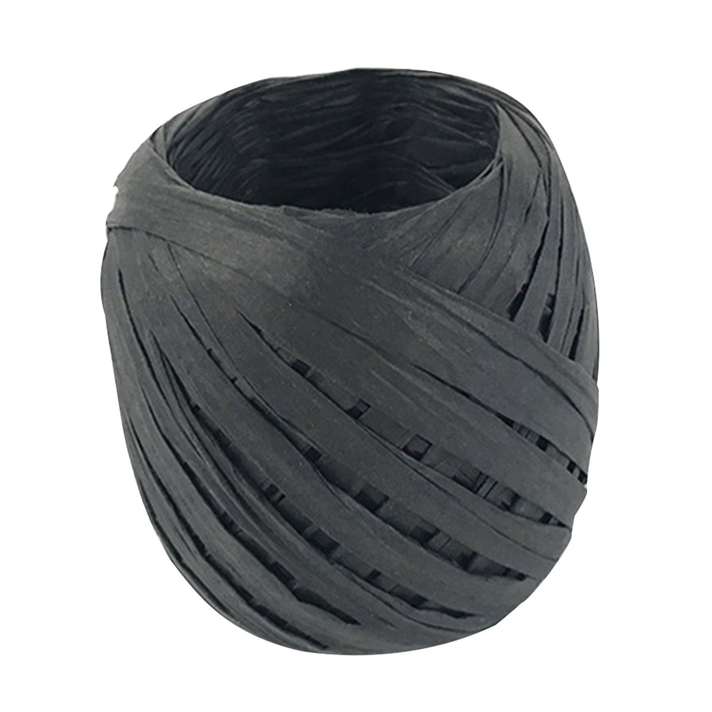 Darzheoy Raffia Ribbon, 787 inches Raffia Ribbon for Gift Wrapping, Raffia Yarn for Crocheting, Raffia Paper Ribbons for Craft, Packing Paper Twine Ribbon 1/5 Inch Width Black