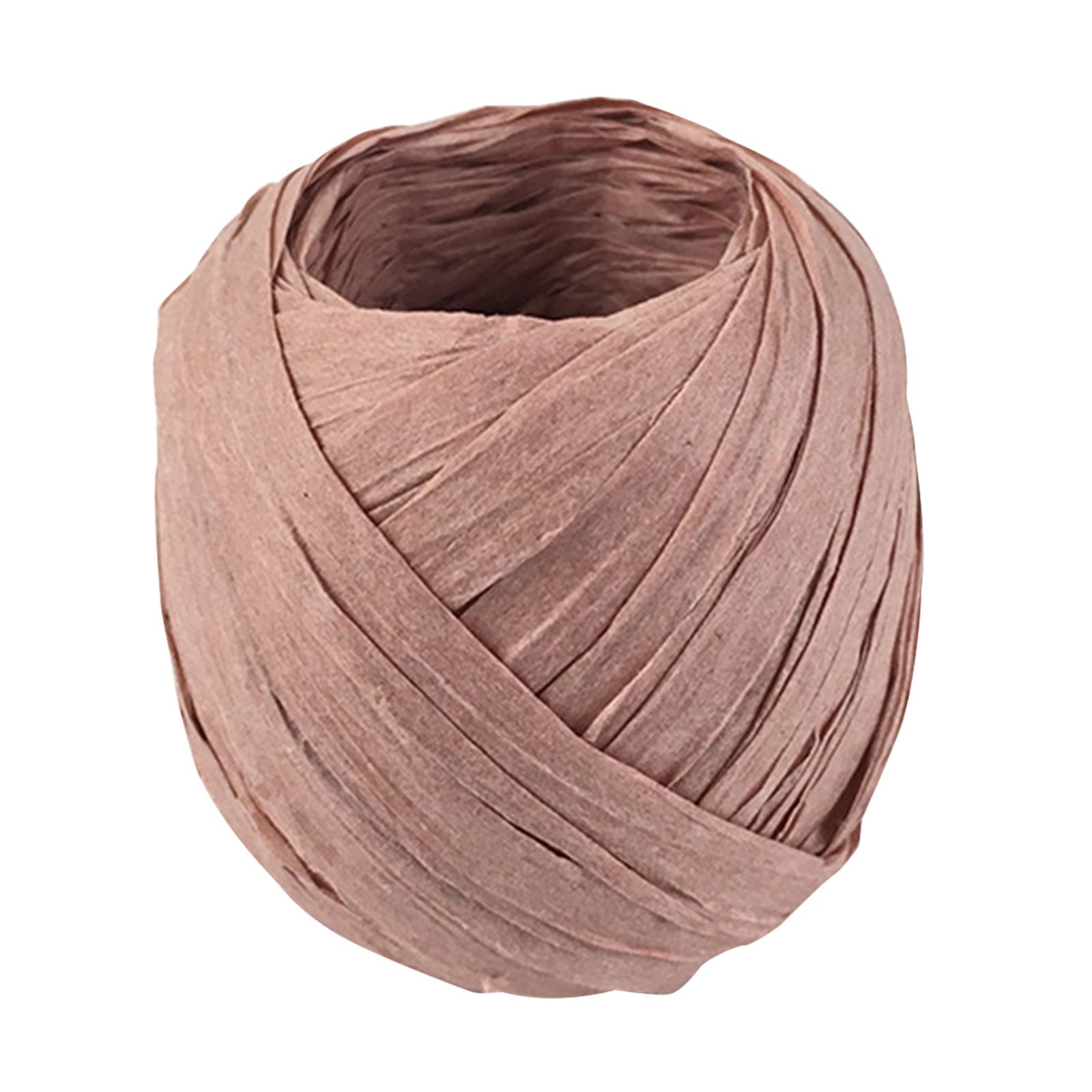 Darzheoy Raffia Ribbon, 787 inches Raffia Ribbon for Gift Wrapping, Raffia Yarn for Crocheting, Raffia Paper Ribbons for Craft, Packing Paper Twine Ribbon 1/5 Inch Width Pink