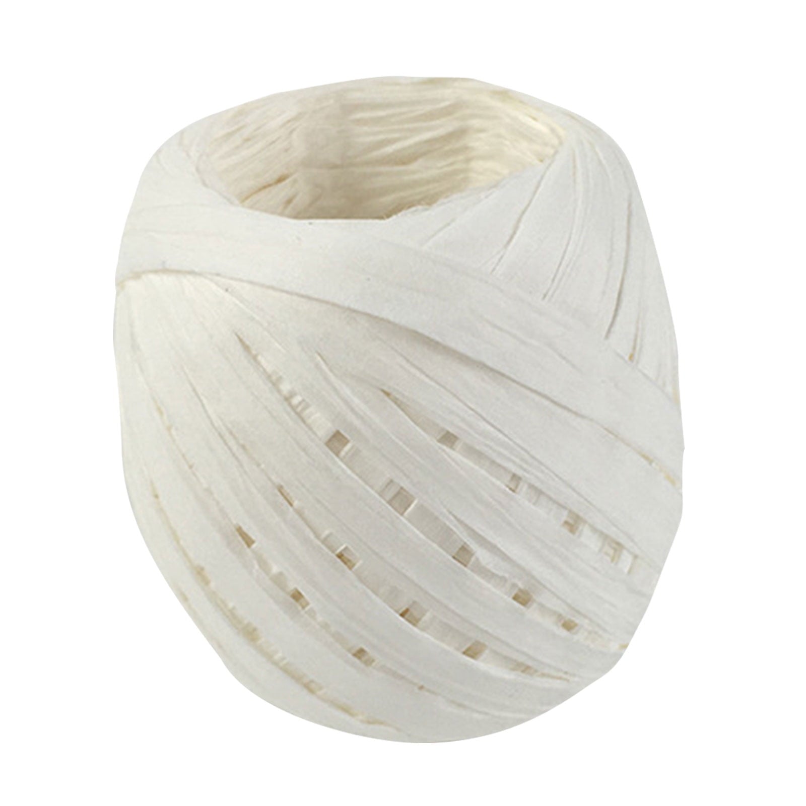 Darzheoy Raffia Ribbon, 787 inches Raffia Ribbon for Gift Wrapping, Raffia Yarn for Crocheting, Raffia Paper Ribbons for Craft, Packing Paper Twine Ribbon 1/5 Inch Width White