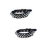 2 PCS Dog Chain Collars Small+dog+collar Choke for Dogs Tiny French Bulldog Spiky Adjustable Pet