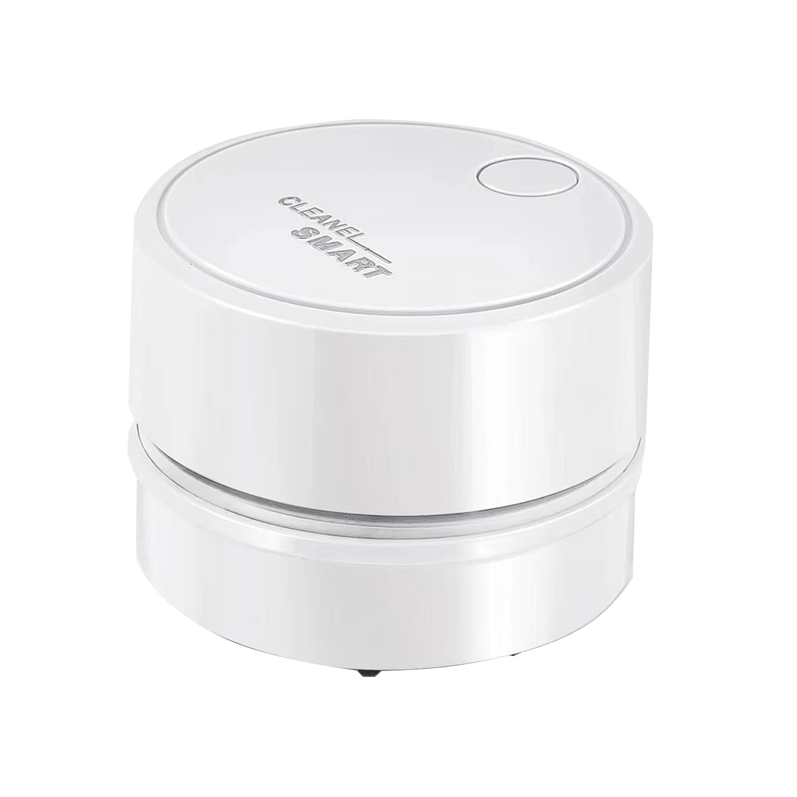 Back to School Chmadoxn Desk Vacuum Cleaner, 360 Degree Rotating Design, Mini Table Vacuum Improved Details USB Cordless Vacuum, Sucks up Tiny Items Crumbs for Desktop Drawer Countertop 2.5×3.2 in White