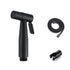Kdkad Handheld Bidet Sprayer for Toilet, Premium Stainless Steel Bathroom Bidet Sprayer Set, Baby Cloth Diaper Sprayer with Superior Complete Bidet Spray Hoses Kit, Support Wall or Toilet Mount 4.7×2.3 in Black