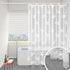 Kdkad Shower Curtain, 31.5×71 Inch Shower Curtain Liner, Waterproof Plastic Shower Liner, Cute Lightweight Shower Curtain for Bathroom 40.2×70.9 in B