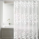 Kdkad Shower Curtain, 31.5×71 Inch Shower Curtain Liner, Waterproof Plastic Shower Liner, Cute Lightweight Shower Curtain for Bathroom 47.2×71 in H