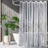 Kdkad Shower Curtain, 31.5×71 Inch Shower Curtain Liner, Waterproof Plastic Shower Liner, Cute Lightweight Shower Curtain for Bathroom 71×71 in White