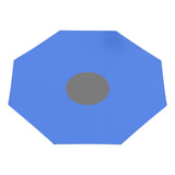 Kdkad Trampoline Shade Cover, 8ft 10ft 12ft 14ft 16ft Sun-Protection Trampolines Canopy, Easy to Install, Anti-UV Trampolines Sunshade Accessories for Outdoor Backyard Playground 16' Blue