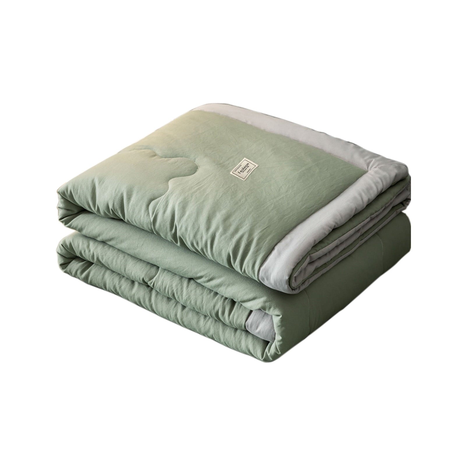 Kdkad Home Quilt Queen Size, Solid Color Bedspread,Lightweight Quilt for Summer Ultra-Soft, Soft Lightweight Microfiber Coverlet, Luxurious Warm Bed Cover for All Seasons 43.3×59.1 in Green