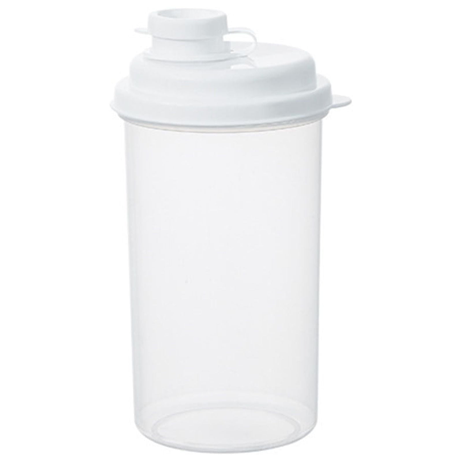 Darzheoy 1L Plastic Pitcher with Lid BPA-Free Eco-Friendly Pitcher Mix Drinks Water Pitcher for Hot/Cold Lemonade Juice Beverage Jar Ice Tea Kettle White