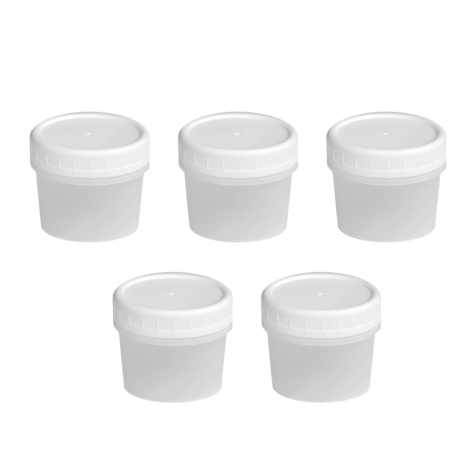 Darzheoy 5PCS Ice Cream Cups, Reusable Plastic Ice Cream Bowls Sundae Frozen Yogurt, Ice Cream Cups for Birthday Party Decorations, Ice Cream Party Favors Clear