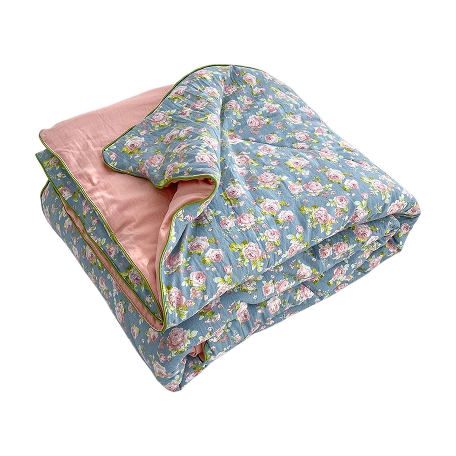 AYktou Reversible Patchwork Quilts Queen Size, 78.74x59.05in Lightweight Plaid Bedspreads Coverlets Quilt Bedding Blanket for All Seasons #P - Multicolor - 59*79"