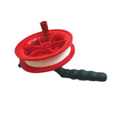 Darzheoy Kite String Reel, Kite Reel,Kite String Spool,Kite Line 4 inches, with 100M Line Red