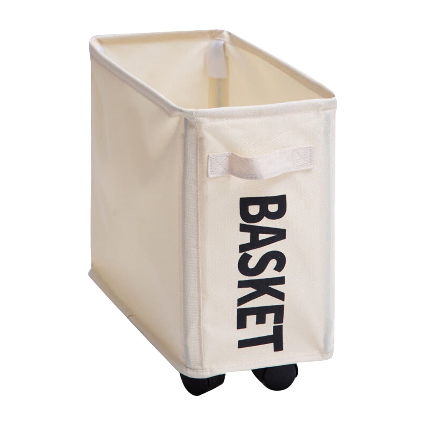 Darzheoy Laundry Baskets with Wheels and Handle, Collapsible Laundry Baskets, Clothes Laundry Basket with Removable Wash Bags for College Dorm, Rolling Laundry Hamper Beige