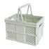 Darzheoy Large Picnic Basket, Collapsible Picnic Basket, Basket With Handle, Beach Picnic Basket, For Home, Kitchen, Camping, Picnic, Beach, Shopping Green