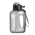 AYktou 58oz Water Bottle for All Day Hydration Big Water Bottle with Straw Measures Daily Gym Water Bottle with Handle Leakproof Sports Water Bottle for Gym Camping Outdoor(Black） Black-58oz