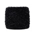 Chmadoxn DIY Velvet Chenille Yarn,Bulky Luxury Chenille Yarn for Crochet Hat Scarf Black