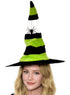 Spider Witch Green Halloween Costume Hat