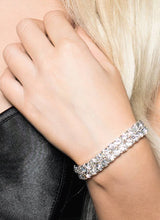 Dazzling Rhinestone Silver Costume Bracelet
