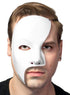 Half Face White Phantom of the Opera Masquerade Mask
