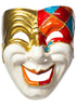 Antique Cream Full Face Comedy Masquerade Mask