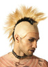 Radical 1980s Mens Blonde Mohawk Costume Wig