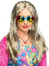 Love Child Womens Blonde Hippie Costume Wig