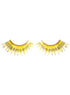 Long Metallic Gold Tinsel False Eyelashes