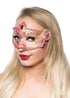 Edwardian Red Adults Masquerade Mask