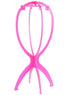 Collapsible Pink 36cm Tall Wig Stand