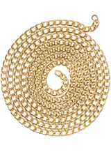 Long Gold Open End Single Strand Costume Chain
