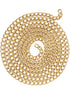 Long Gold Open End Single Strand Costume Chain