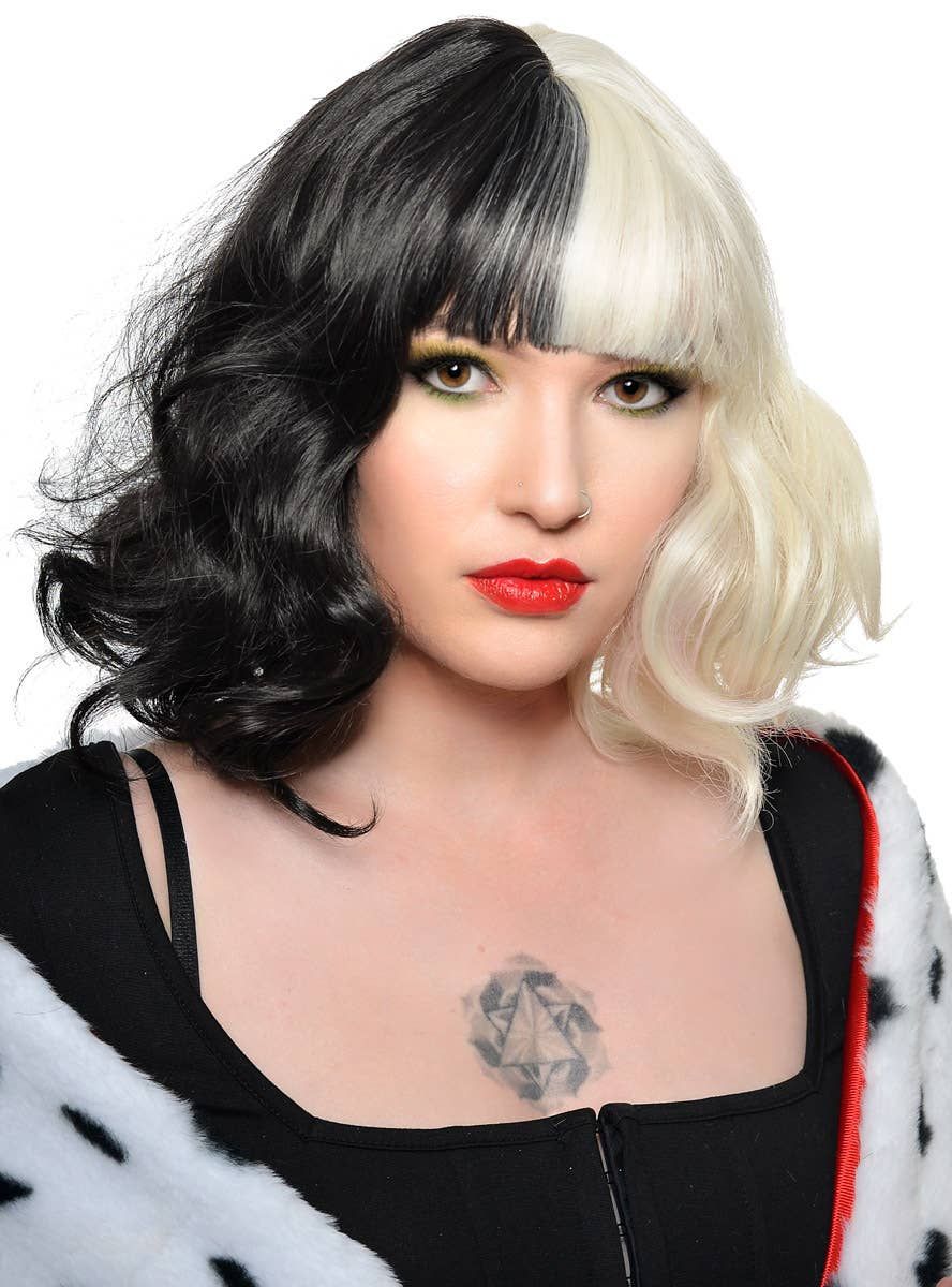 Deluxe Heat Resistant Cruel Dog Napper Womens Character Wig
