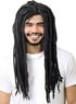Long Black Rasta Mens Dreadlocks Costume Wig