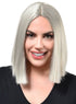 Platinum Blonde Womens Deluxe Heat Resistant Bob Costume Wig