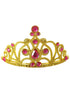 Jewelled Pink and Gold Girls Princess Tiara