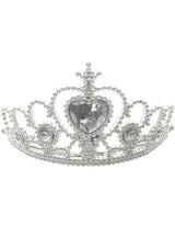 Jewelled Silver Girls Princess Costume Tiara